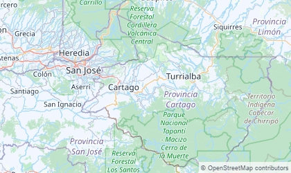 Mapa de Cartago