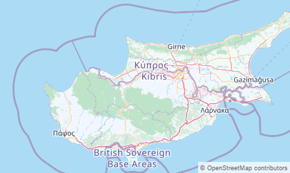 Mapa de Lefkosia
