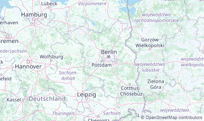 Mapa de Brandenburgo