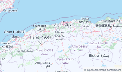 Mapa de Alger