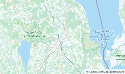 Mapa de Tartu