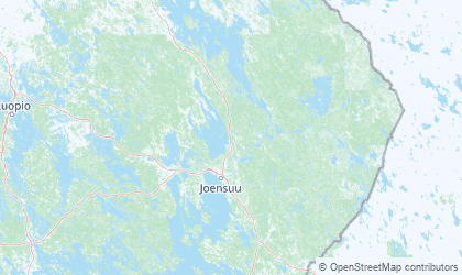 Mapa de North Karelia
