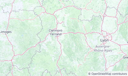 Mapa de Auvernia