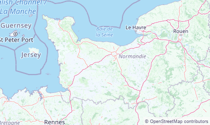 Mapa de Basse-Normandy