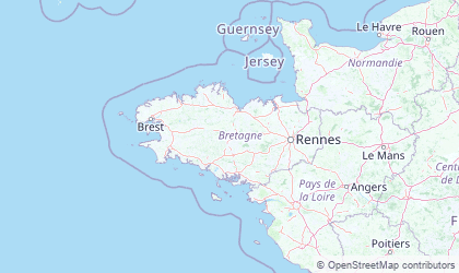 Mapa de Bretaña