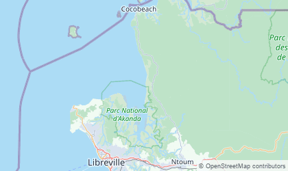 Mapa de Estuaire