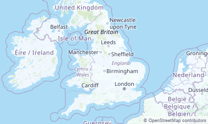 Mapa de England