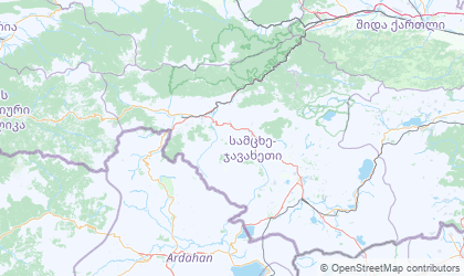 Mapa de Samtskhe-Javakheti