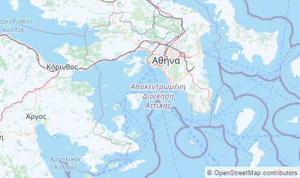 Mapa de Attica