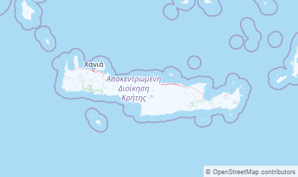 Mapa de Crete
