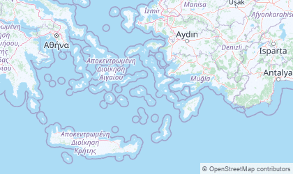 Mapa de South Aegean