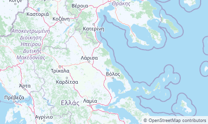 Mapa de Thessaly