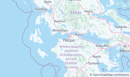 Mapa de West Greece
