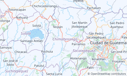 Mapa de Chimaltenango