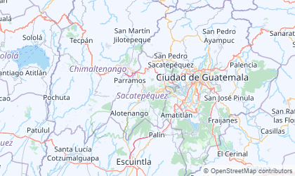 Mapa de Sacatepéquez