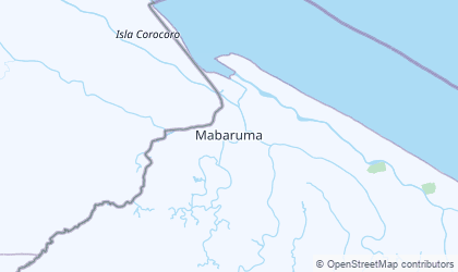Mapa de Barima-Waini