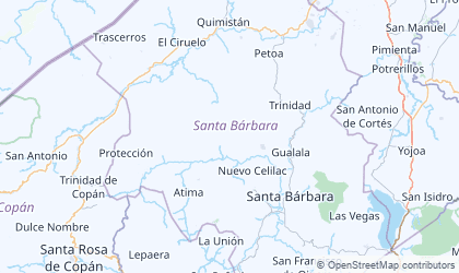 Mapa de Santa Bárbara