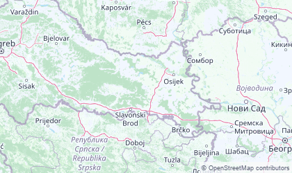 Mapa de Eslavonia