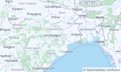 Mapa de India Oriental