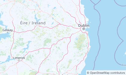 Mapa de Leinster