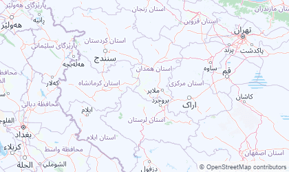 Mapa de Kermanshah