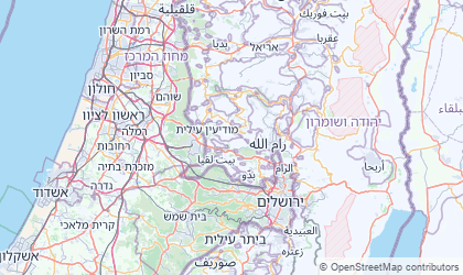 Mapa de Jerusalem