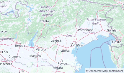 Mapa de Veneto