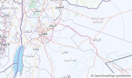 Mapa de Amman