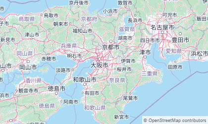 Mapa de Kinki