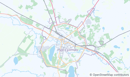 Mapa de Astana Qalasy