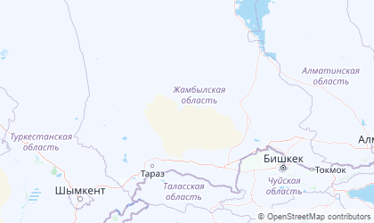Mapa de Zhambyl