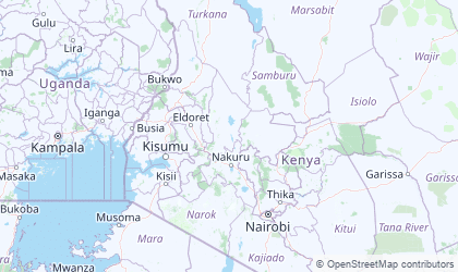 Mapa de Valle del Rift
