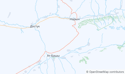 Mapa de Naryn