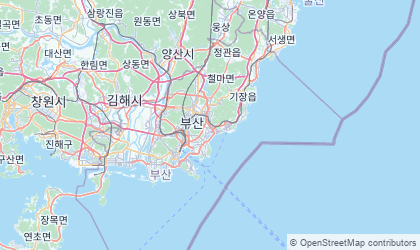 Mapa de Busan