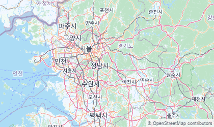 Mapa de Gyeonggi-do