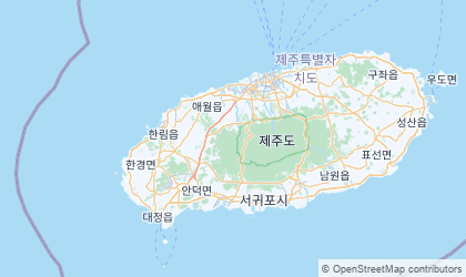 Mapa de Jeju-do