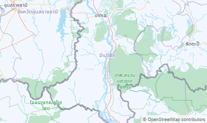 Mapa de Champasak