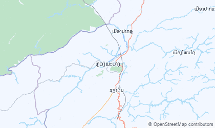 Mapa de Louangphabang