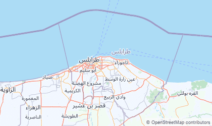 Mapa de Tripoli