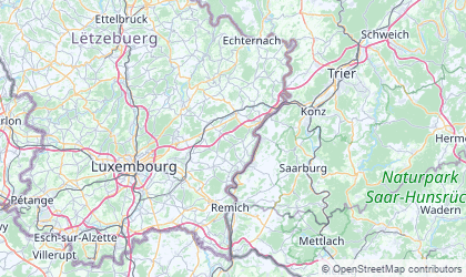 Mapa de Grevenmacher