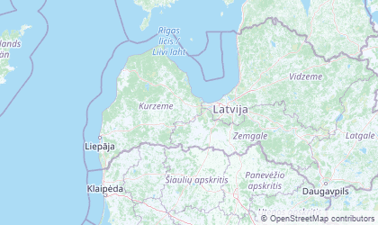 Mapa de Kurzeme