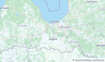 Mapa de Zemgale