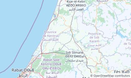 Mapa de Gharb-Chrarda-Beni Hssen