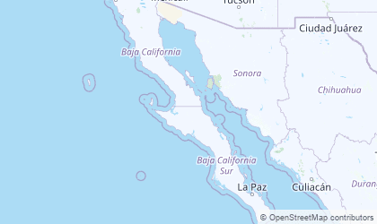 Mapa de Baja California