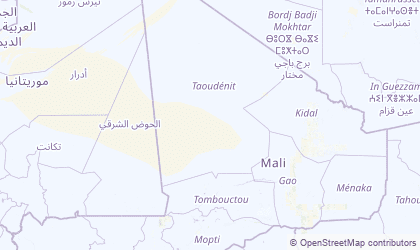 Mapa de Tombouctou