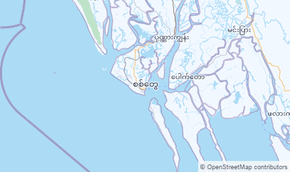 Mapa de Rakhine