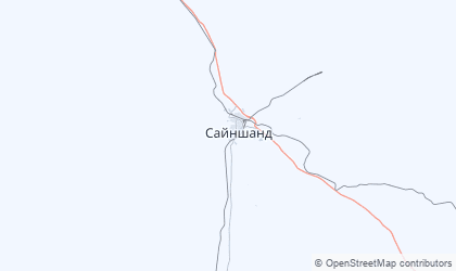 Mapa de East Gobi Aymag
