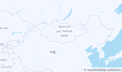 Mapa de Sur (Gobi)