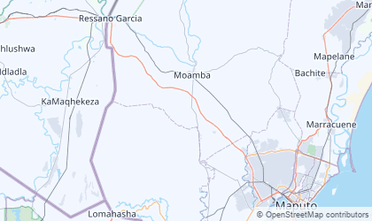 Mapa de Maputo