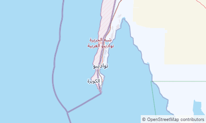 Mapa de Dakhlet Nouadhibou
